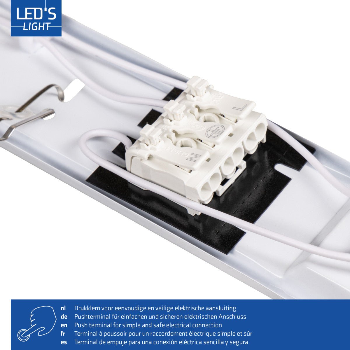 LED's Light Complete LED TL lamp met LED buis 60 cm - Binnen en buiten - 1100 lm - 1x6W - 185lm/w - Energielabel B TL verlichting LED.nl