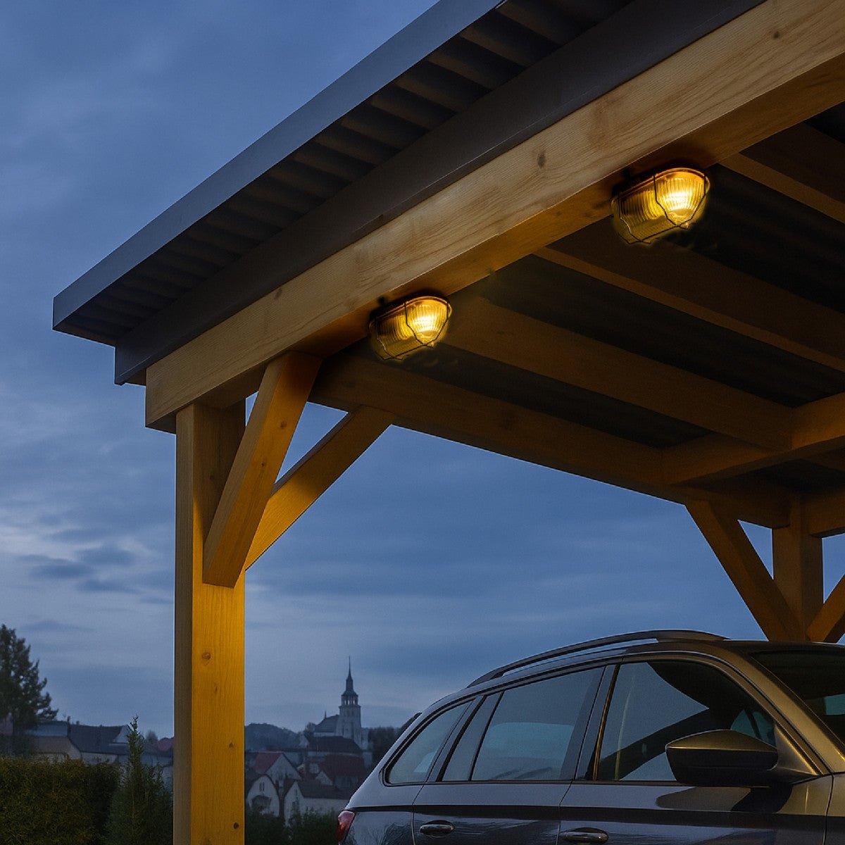 Buitenlamp Wandarmatuur Bulkhead IP44 – Grijs – Zonder Lichtbron – E27 Buitenlampen LED.nl