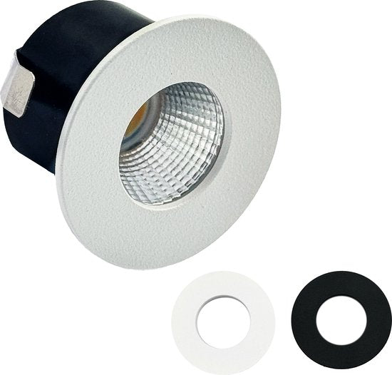 3 PACK - LED's Light PRO mini inbouwspot 3 cm - Voor overkapping, veranda's en inbouwplafonds - Dimbaar - 3 Kleuren plaatjes Inbouwspots LED.nl