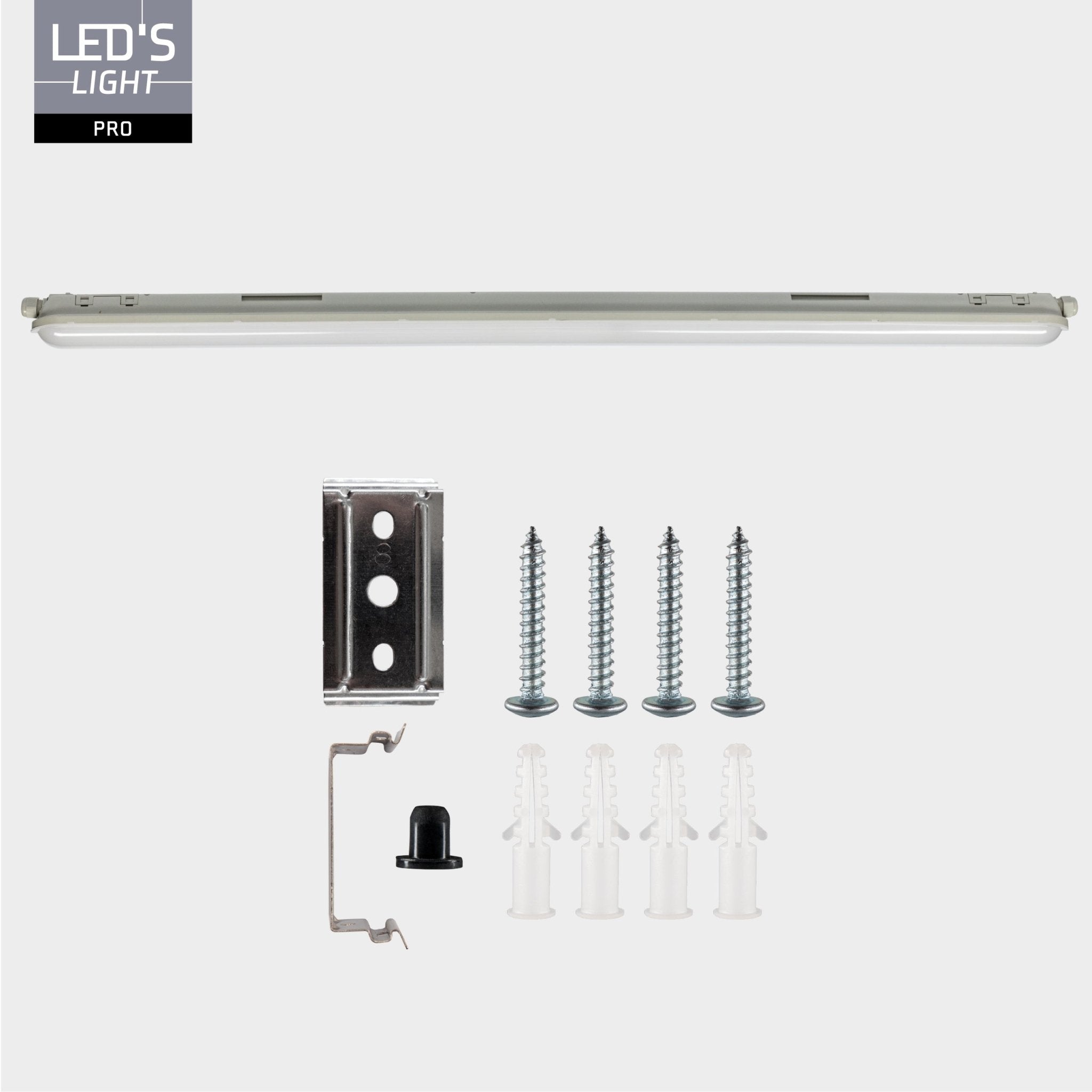 4 PACK - LED's Light Pro Koppelbaar LED TL armatuur compleet 120 cm - Waterdicht - 4640 lm 29W 4000K 160lm/w TL verlichting LED.nl