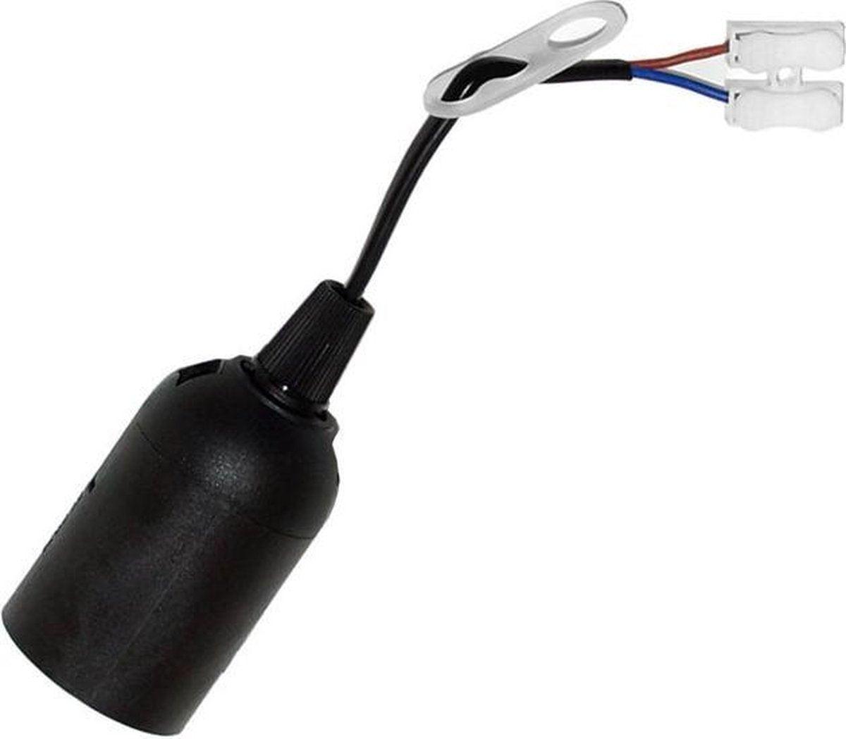 10 x Verhuisfitting E27 met kroonsteen - Set van 10 E27 lampfittingen max. 60W Verhuisfittingen LED.nl