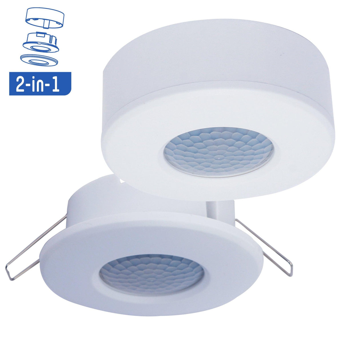 LED's Light Plafond Bewegingsmelder - Bewegingssensor en daglichtsensor - 360 graden detectie - 8 meter bereik Sensoren LED.nl