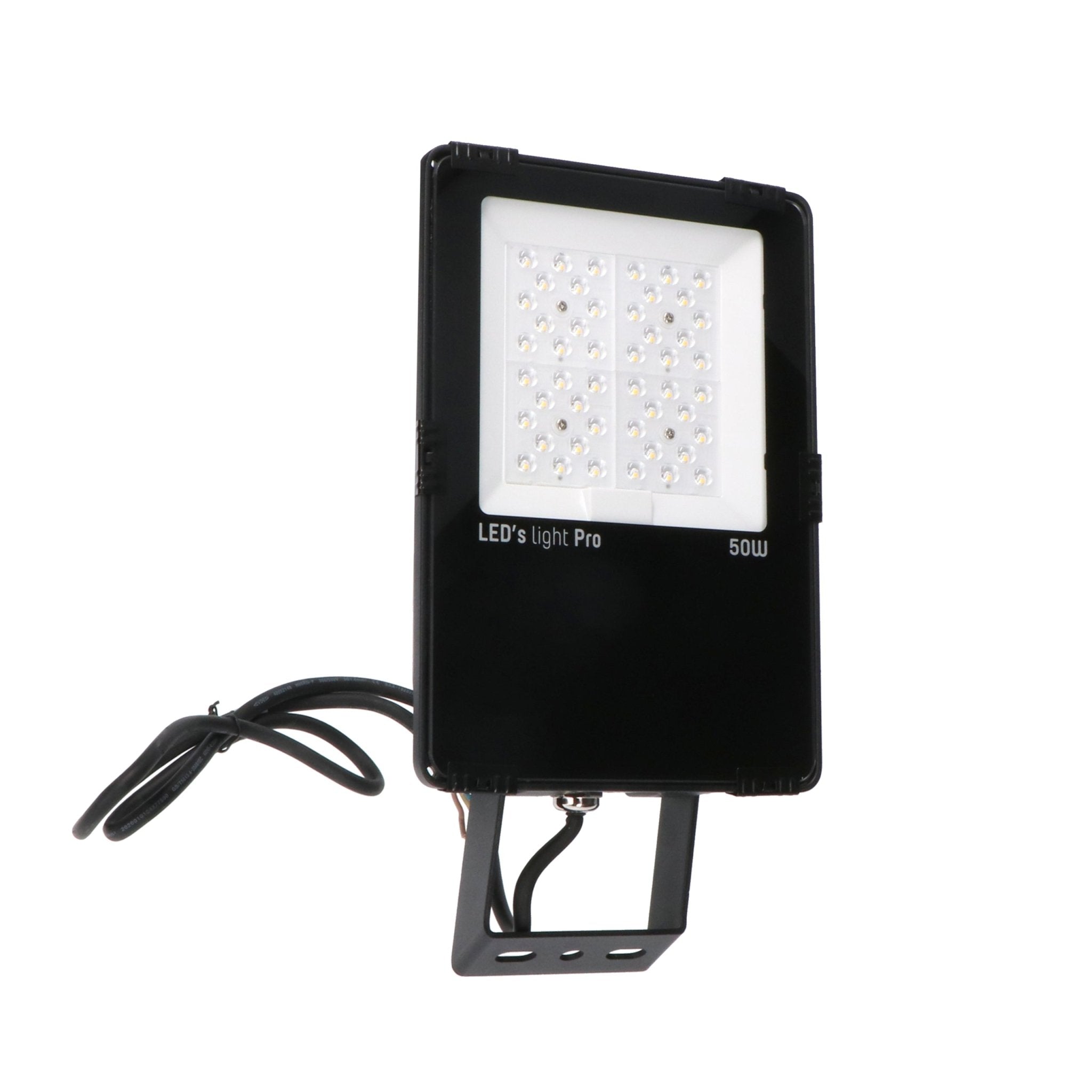 LED's Light Pro HeavyDuty LED Schijnwerper 50W - Waterdicht (IP66) & Corrosiebestendig (C4) - Zwart Schijnwerpers LED.nl