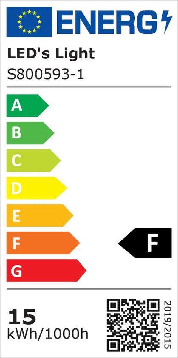 LED's Light Universele Plafondlamp 1600 - Geschikt voor badkamer IP44 - Koel wit (4000K) - 30 cm Plafondlampen LED.nl