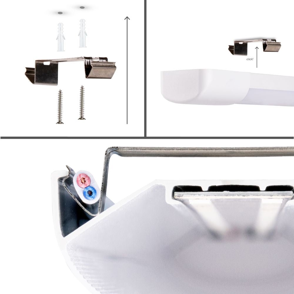 LED's Light LED Batten armatuur lamp 60 cm voor binnen - Complete LED erlichting - 2330 lm TL verlichting LED.nl