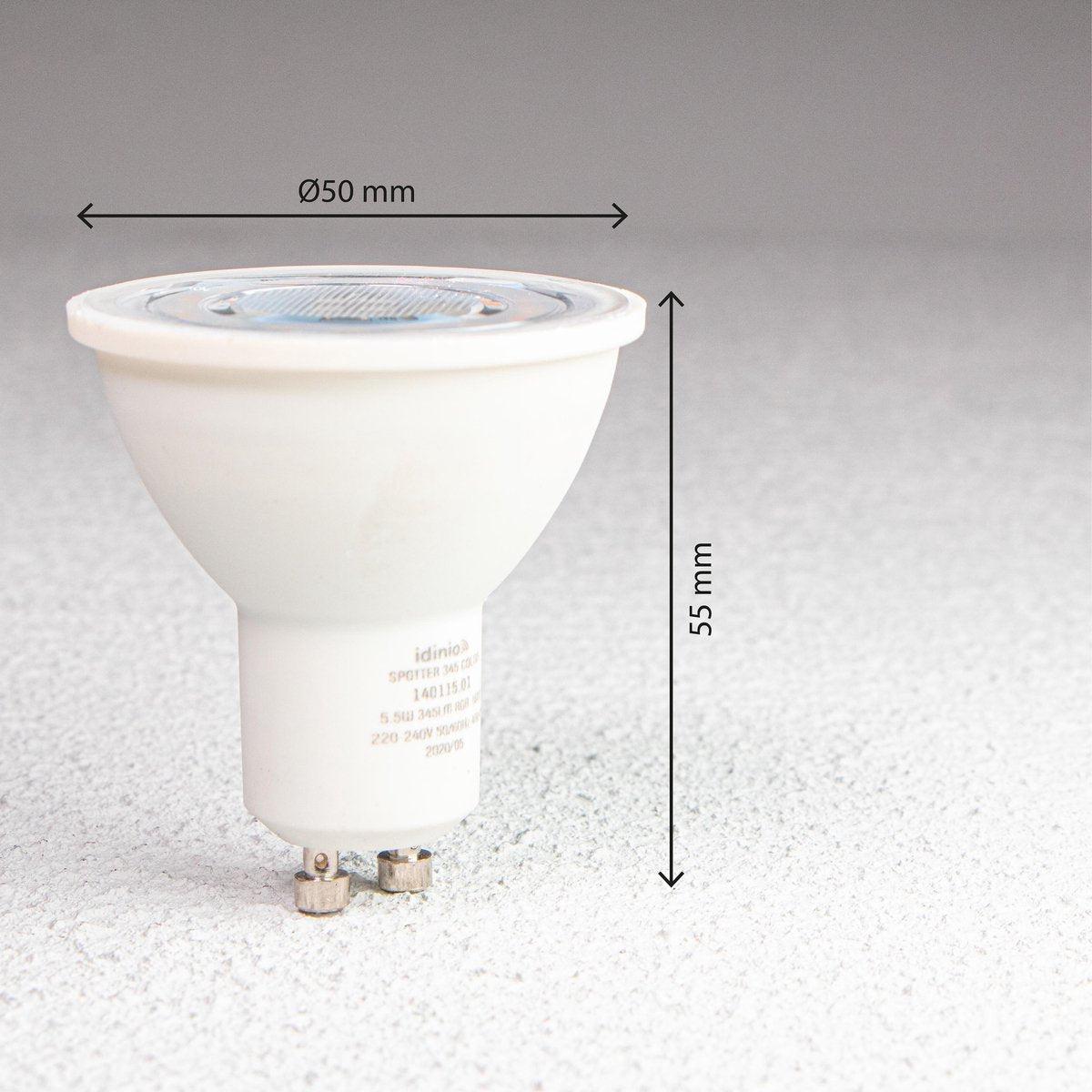 LED's Light LED Prikspot met Stekker - Kantelbaar - GU10 fitting - IP54 - Model Melfi - Zwart Prikspotjes LED.nl