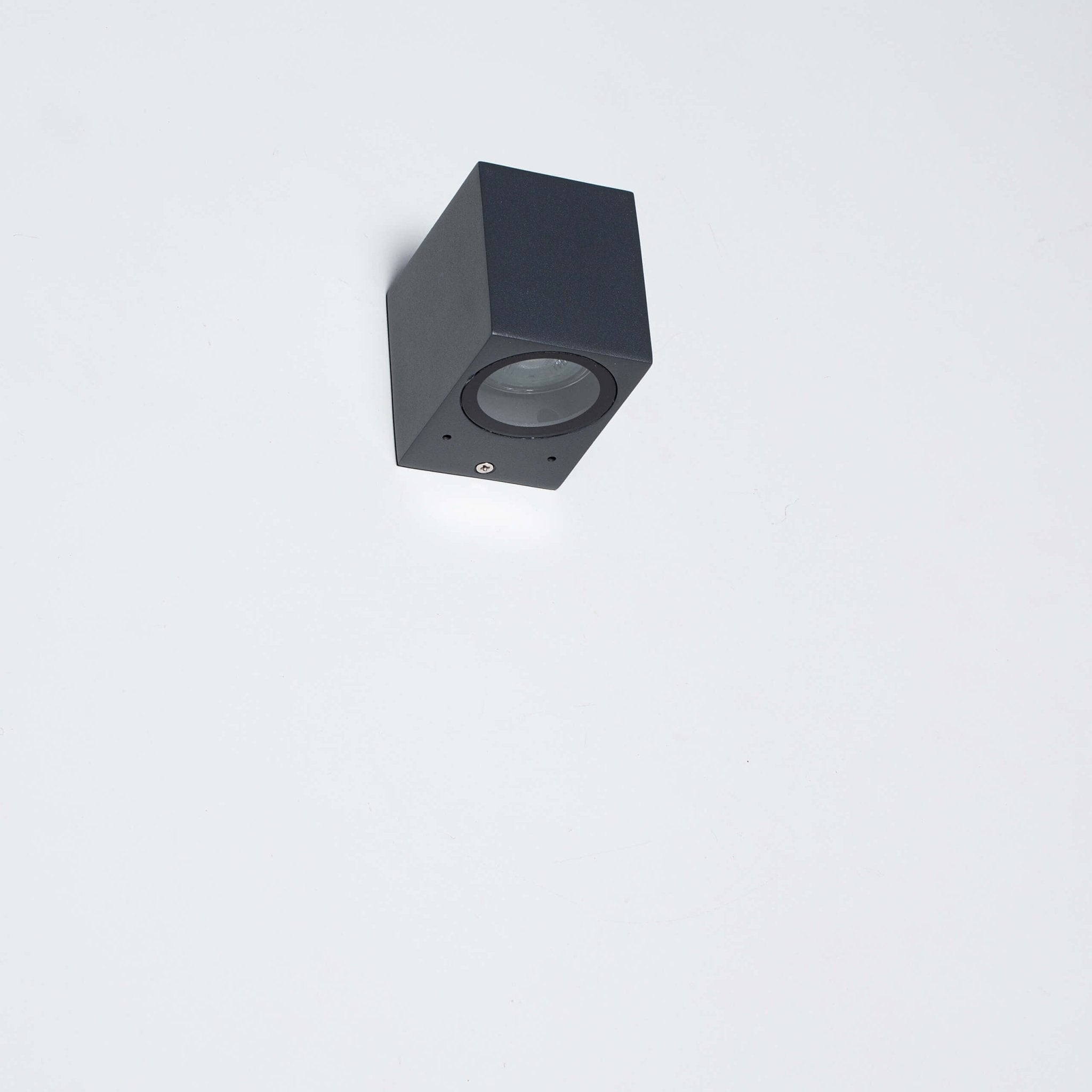 NØRD Down - LED's Light LED Wandlamp Buiten met GU10 fitting - Vierkant - IP44 - Antraciet - Model Rome Wandlampen LED.nl