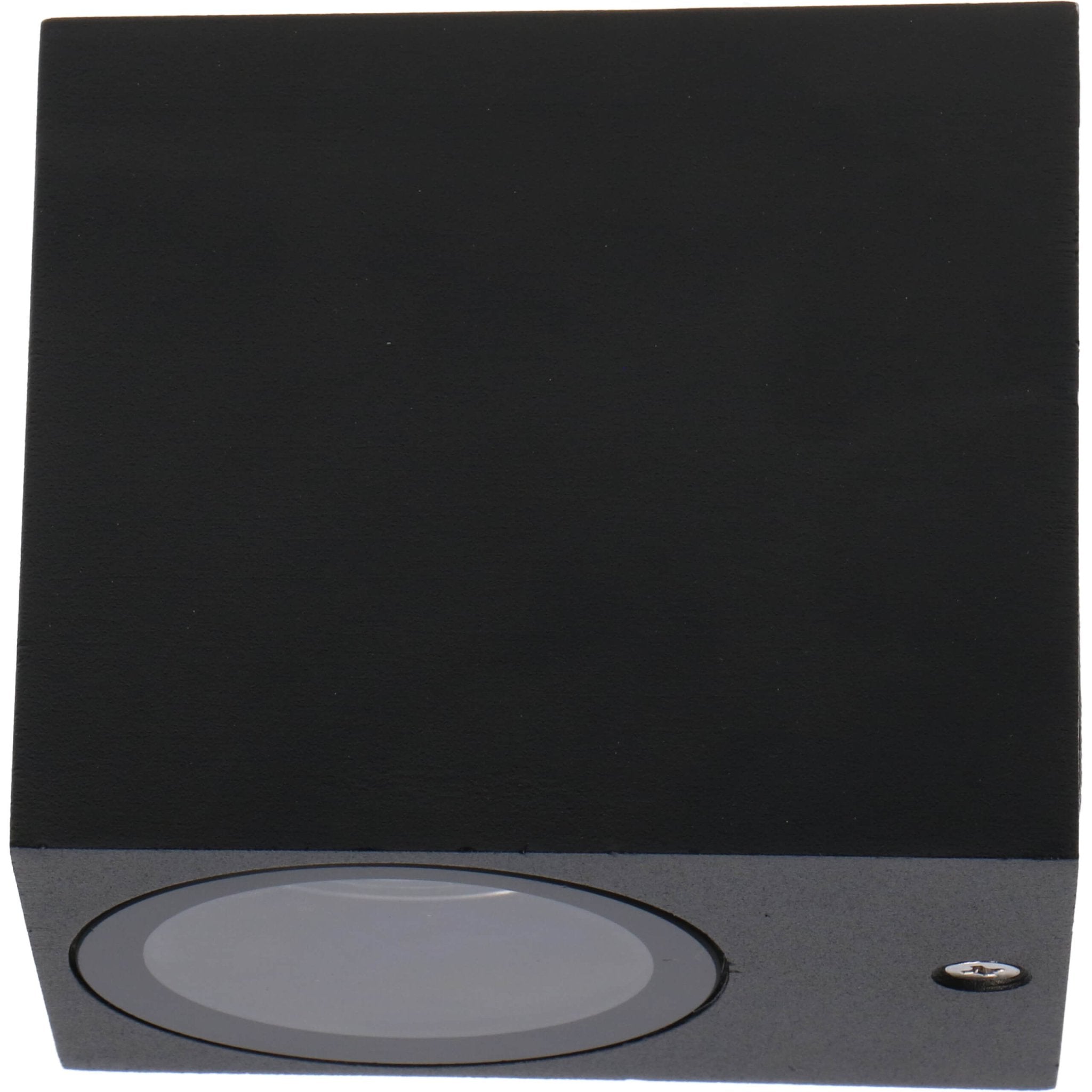 NØRD Down - LED's Light LED Wandlamp Buiten met GU10 fitting - Vierkant - IP44 - Zwart - Model Rome Wandlampen LED.nl