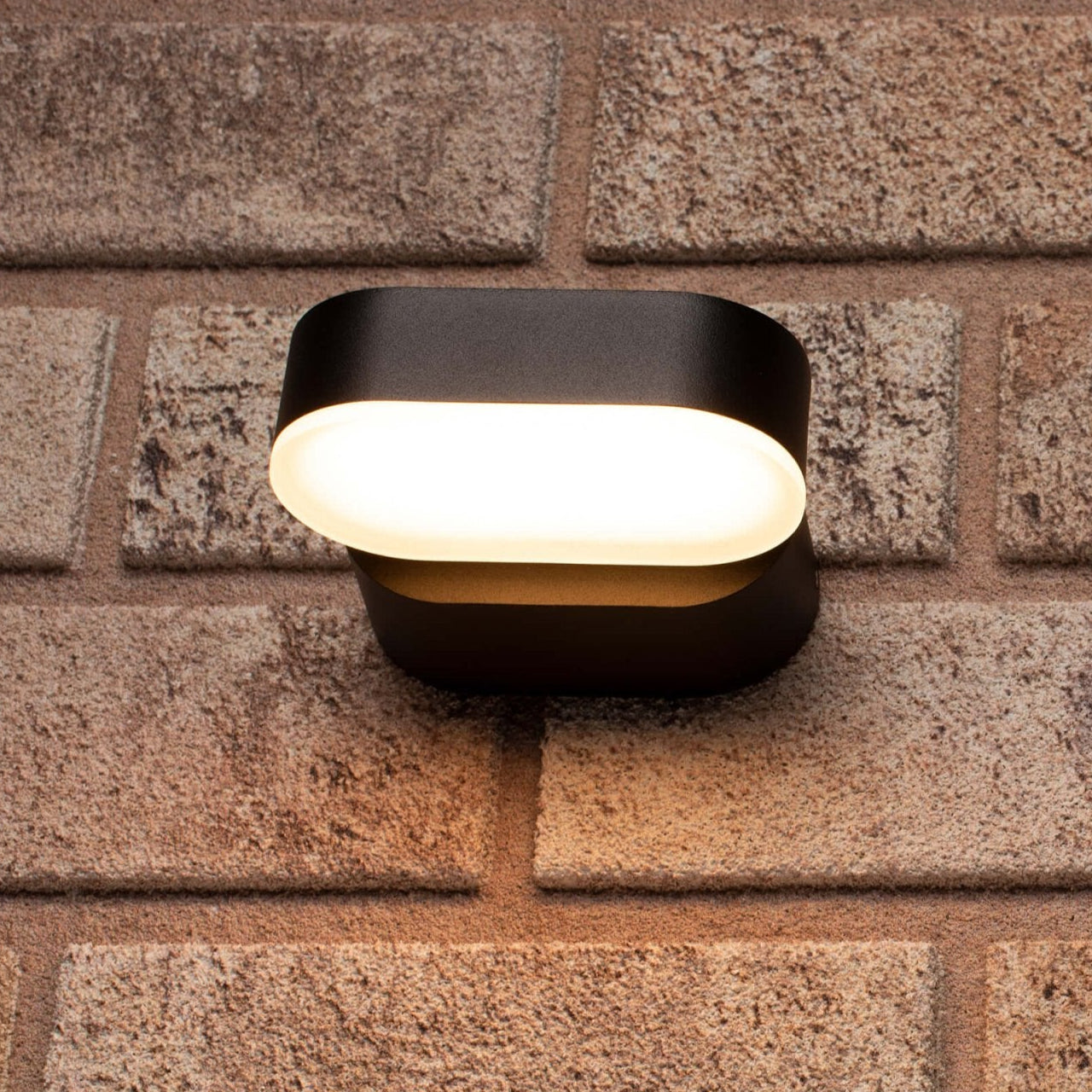 LED's Light LED Buitenlamp - Model Rieti - Warm wit - IP44 waterbestendig - Zwart Wandlampen LED.nl