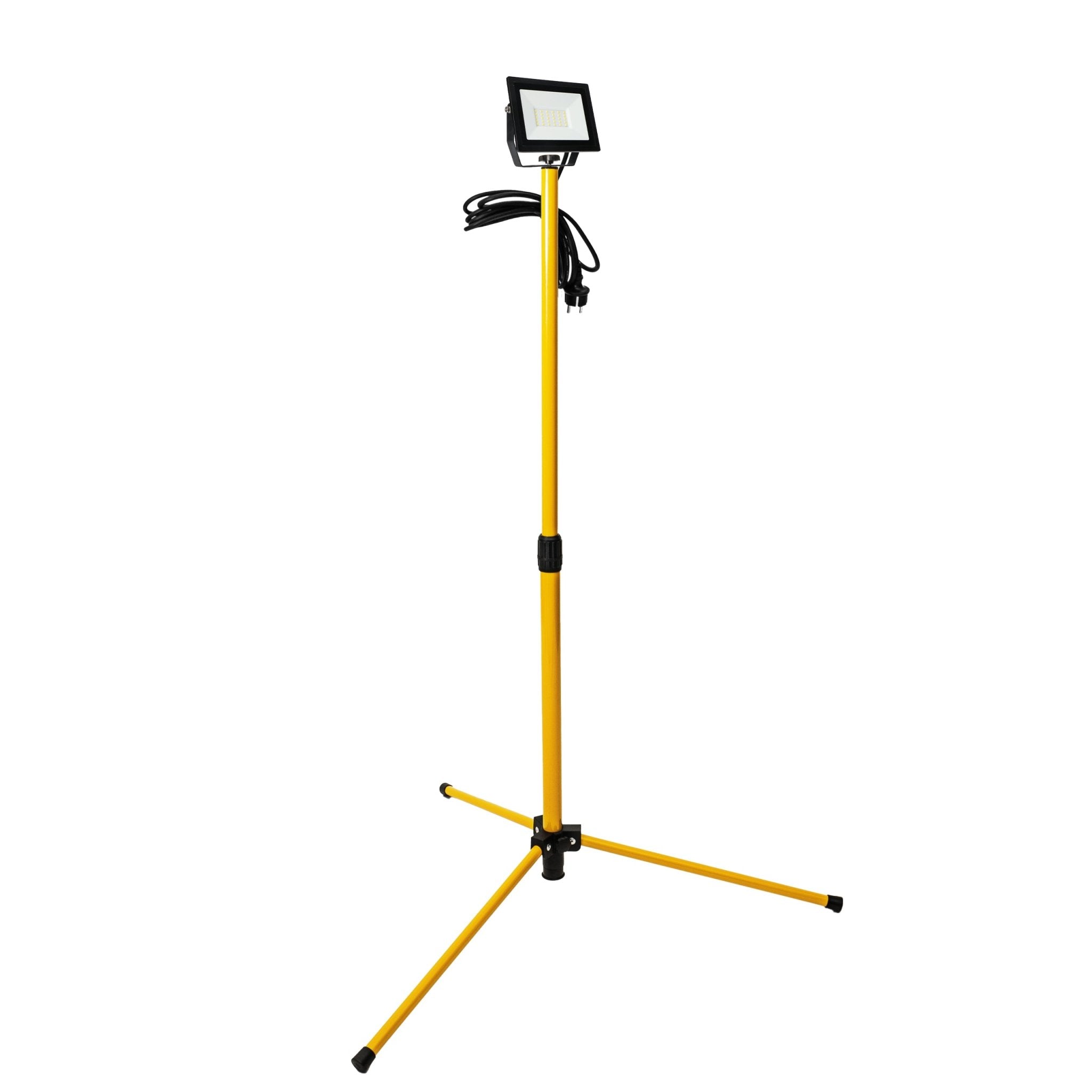 LED's Work 1 x 30W ProWork Tripod LED Bouwlamp op statief - In hoogte verstelbaar - 3180 lm Bouwlampen Led.nl