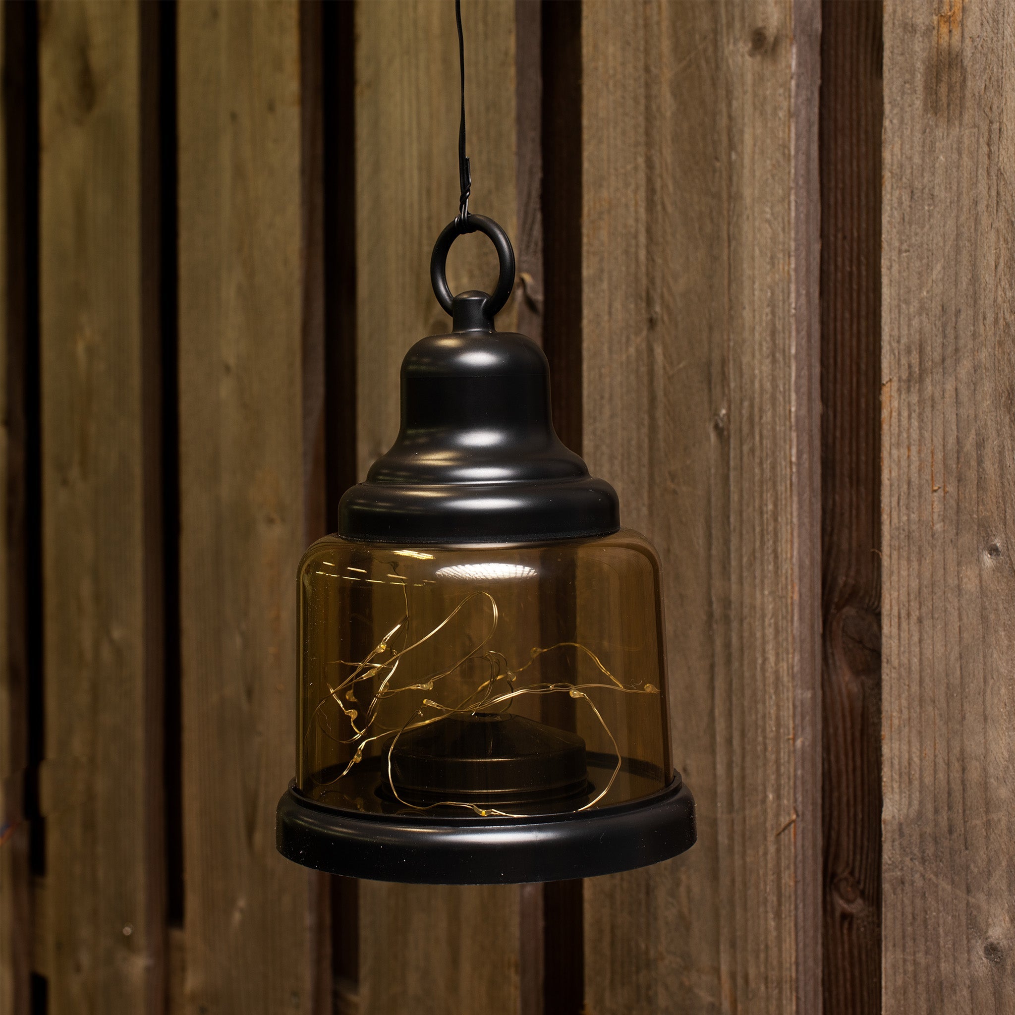 Vintage LED Tafellamp op batterijen - Draadloos model met ophangring - 22 cm Buitenlampen LED.nl