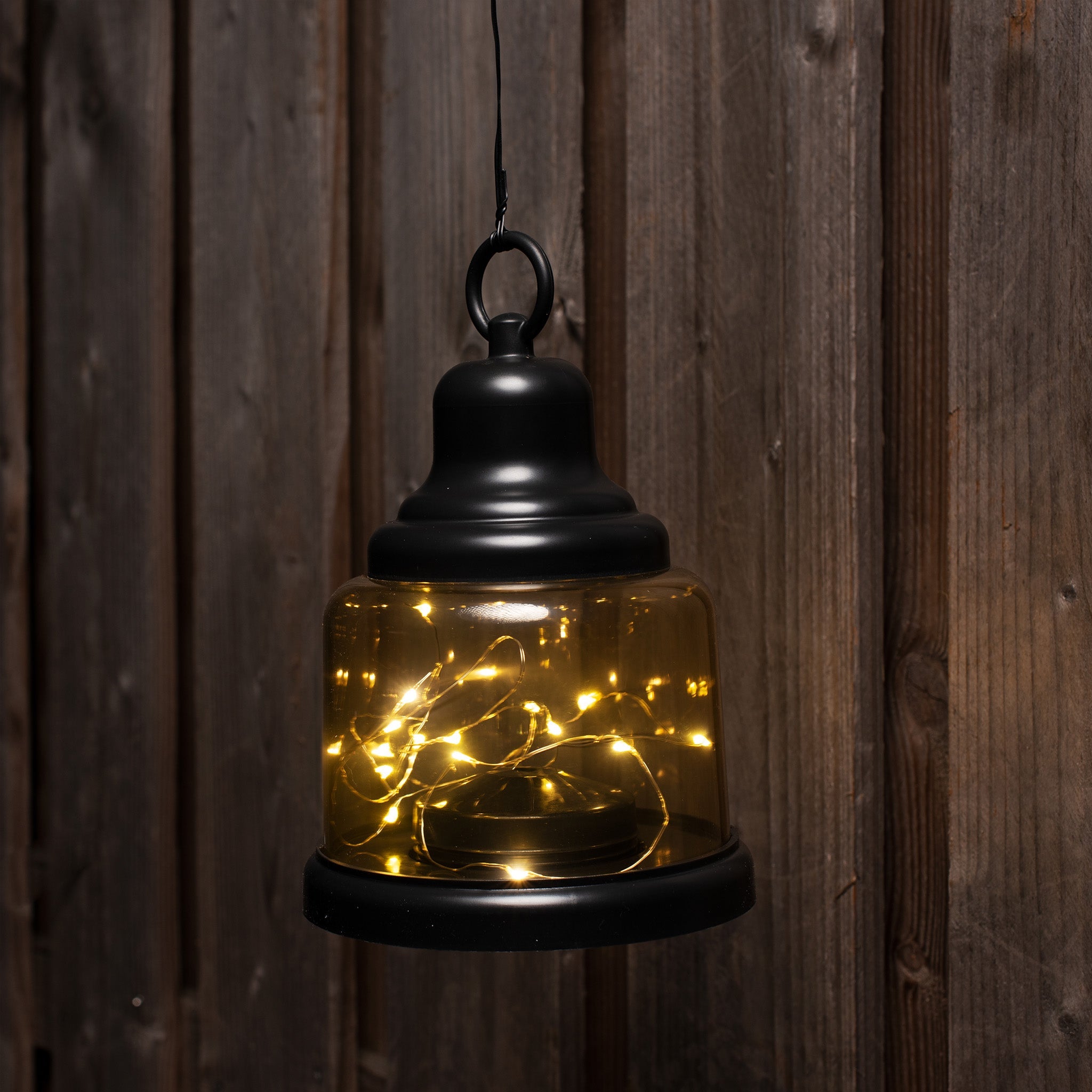 Vintage LED Tafellamp op batterijen - Draadloos model met ophangring - 22 cm Buitenlampen LED.nl