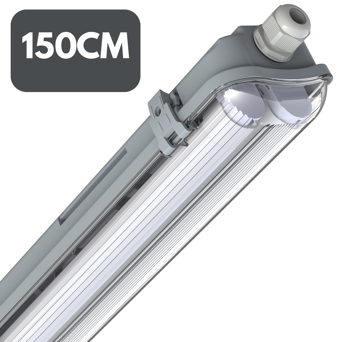 150cm TL Armaturen met buis