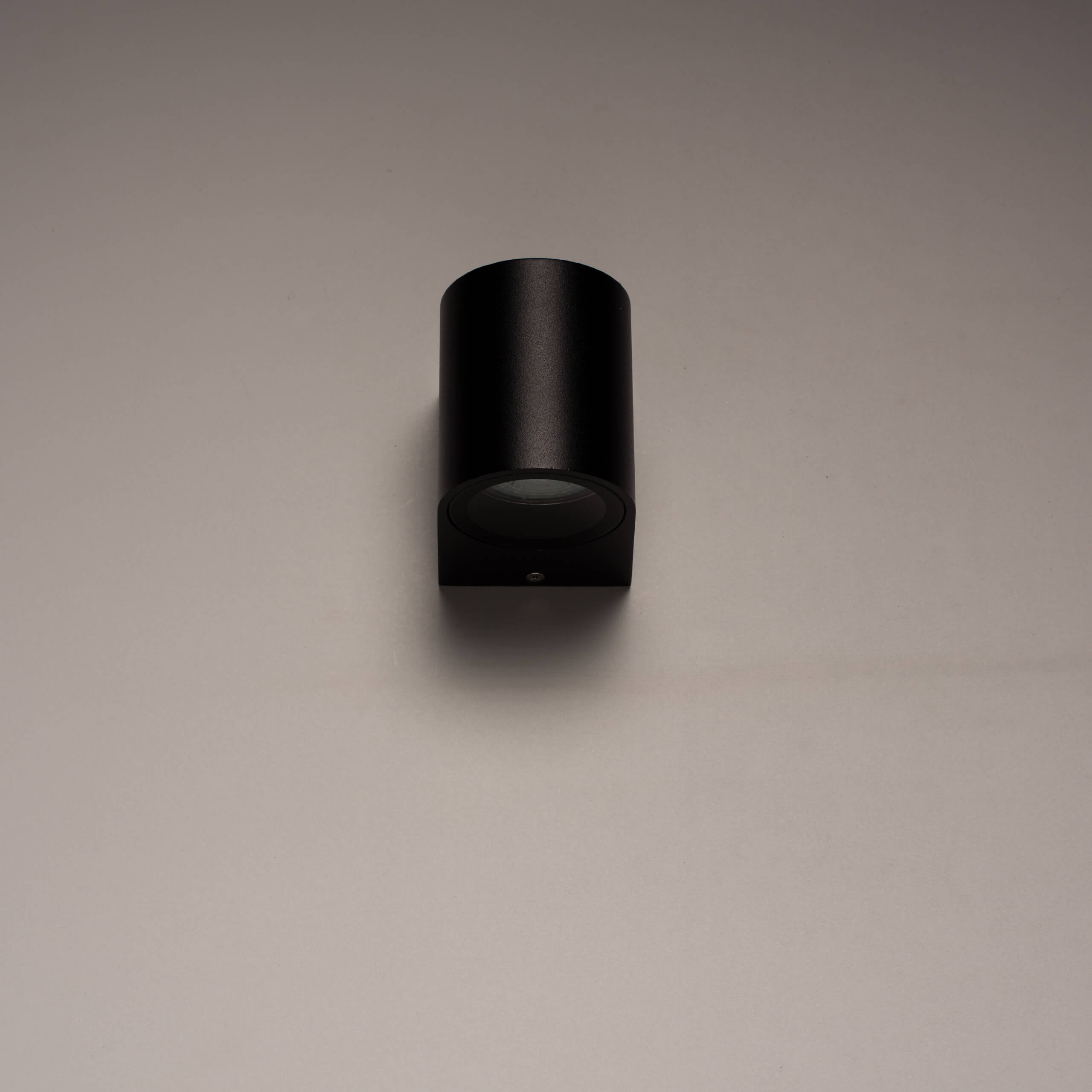 LED's Light LED Wandlamp buiten met GU10 fitting - Rond - Model San Marino - IP44 - Zwart Wandlampen LED.nl