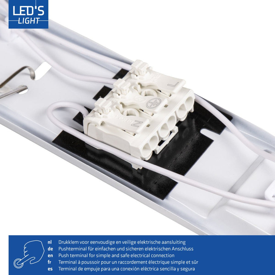 LED's Light Complete LED TL lamp met LED buis 120 cm - Binnen en buiten - 2130 lm - 1x11,5W - 4000K - High Efficiency - Energie Label B TL verlichting LED.nl