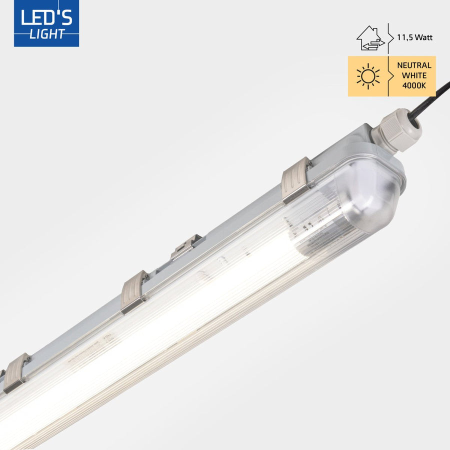 LED's Light Complete LED TL lamp met LED buis 120 cm - Binnen en buiten - 2130 lm - 1x11,5W - 4000K - High Efficiency - Energie Label B TL verlichting LED.nl