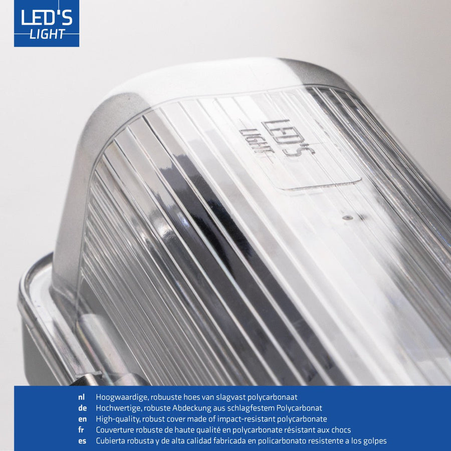 LED's Light Complete LED TL lamp met LED buis 60 cm - Binnen en buiten - 1100 lm - 1x6W - 185lm/w - Energielabel B TL verlichting LED.nl