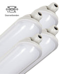 4 PACK - LED's Light Pro Premium Koppelbaar LED TL armatuur 40W 150cm 6400lm 4000K 160lm/w TL verlichting LED.nl