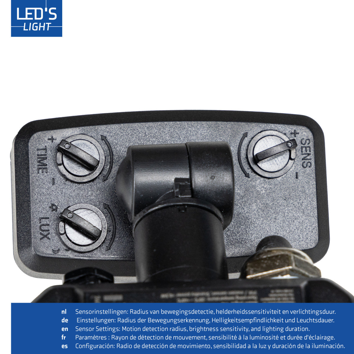 LED's Light Buitenlamp met bewegingssensor 1400 - binnen en buiten - 10W Schijnwerpers LED.nl