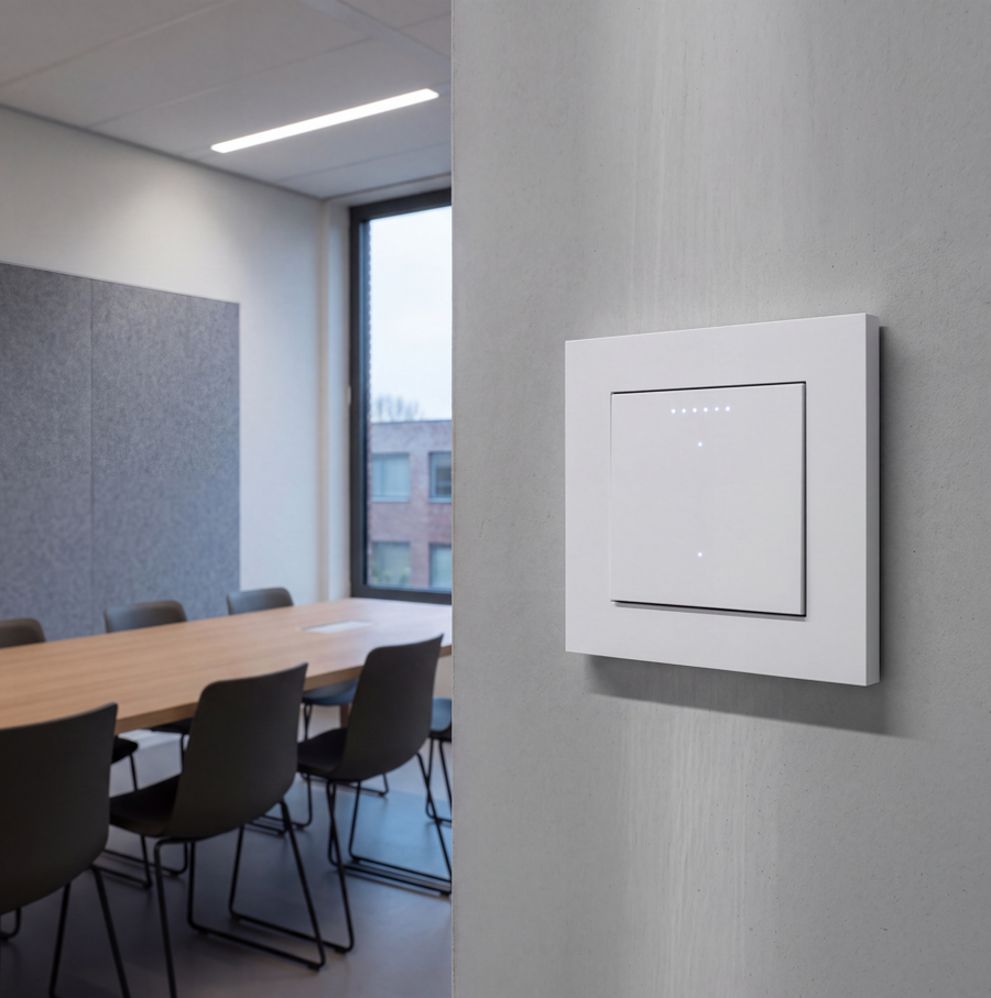 LED's Light Push dimmer met timer - 250W Fase aansijding en fase afsnijding