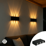 Buitenlamp met Lichtbron - Wandarmatuur - 450lm 2000K/2700K/4000K - Zwart - IP65 LED.nl