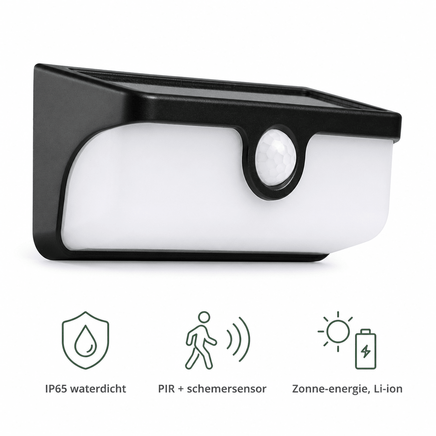 LED's Light Bluetooth Linkable Koppelbare LED Solar Wandlamp met Bewegingssensor Wandlampen LED.nl