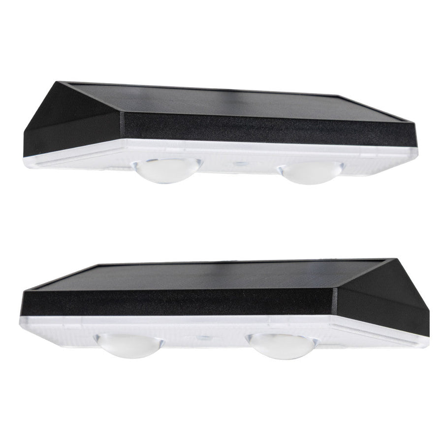 LED's Light Deco Solar Buitenlamp – Schuttingverlichting – 2 stuks Buitenlampen LED.nl