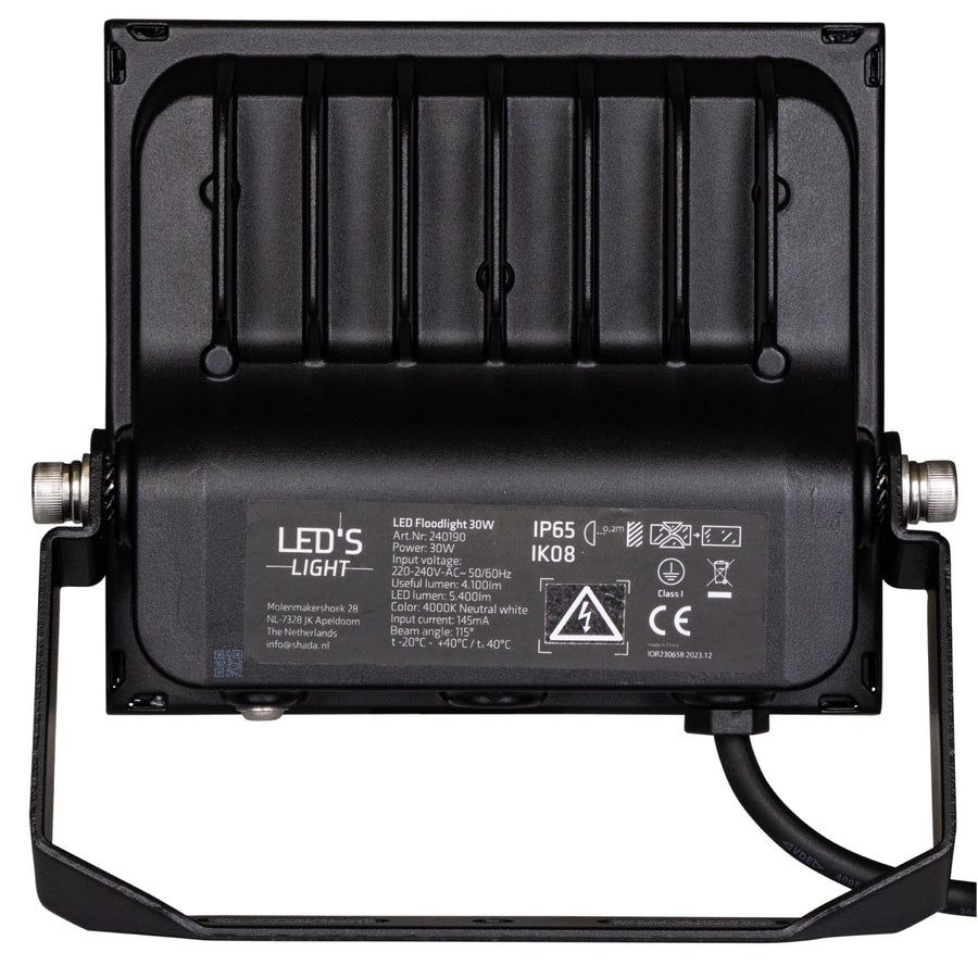 LED's Light Floodlight 4800 - Waterbestendig en Kantelbaar - 30W Schijnwerpers LED.nl