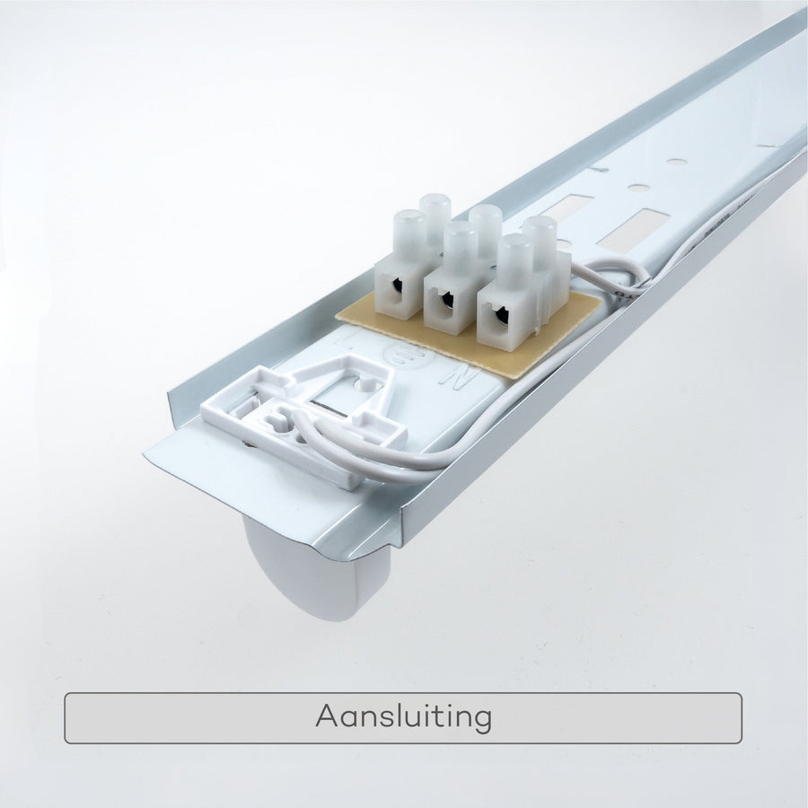 LED's Light LED TL armatuur 120 cm compleet met LED TL buis - 2160lm - 4000K - IP65 TL verlichting LED.nl
