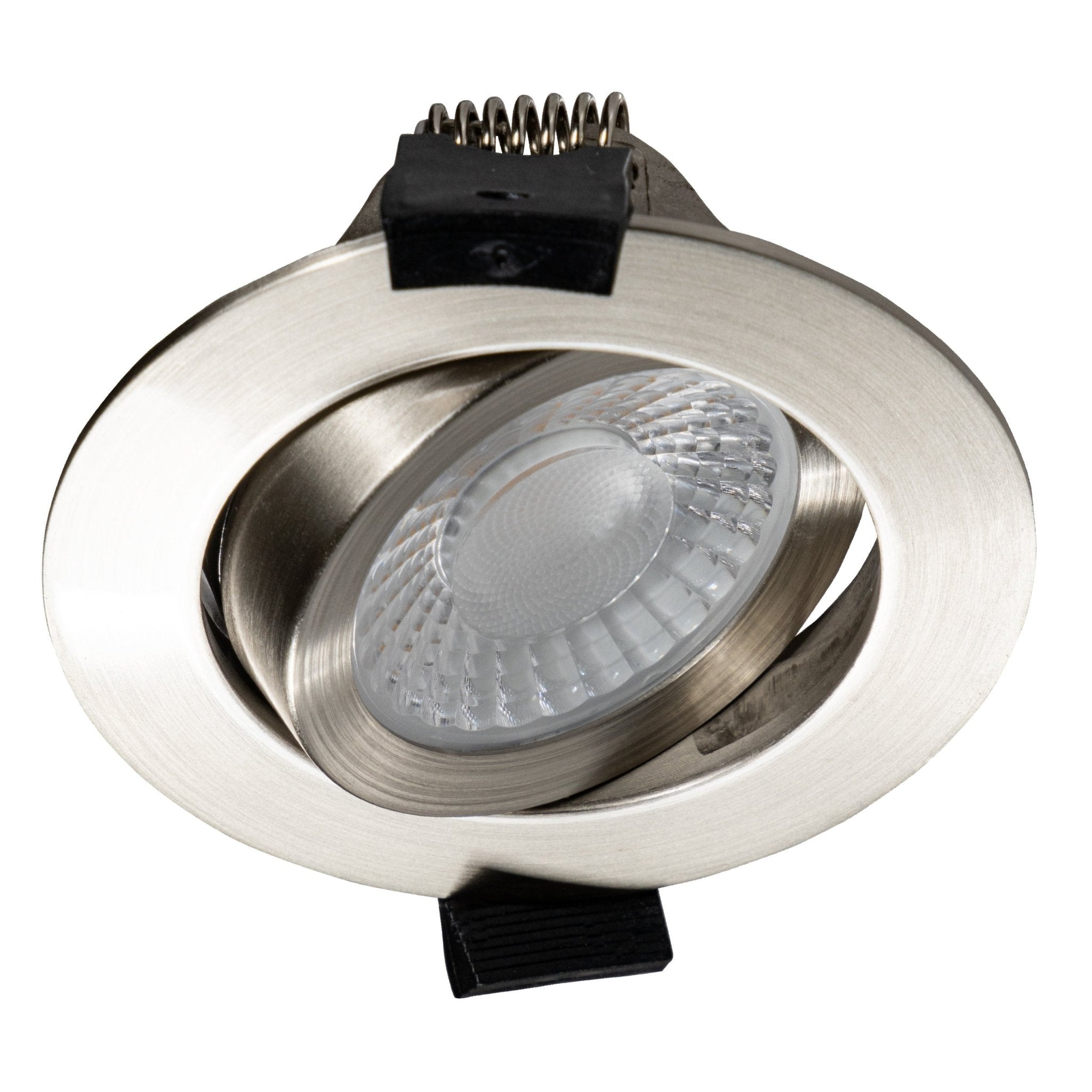 6 PACK - LED's Light PRO downlight inbouwspot Ø 68mm - Kantelbaar - Spatwaterdicht - Dim to Warm - RVS Inbouwspots LED.nl