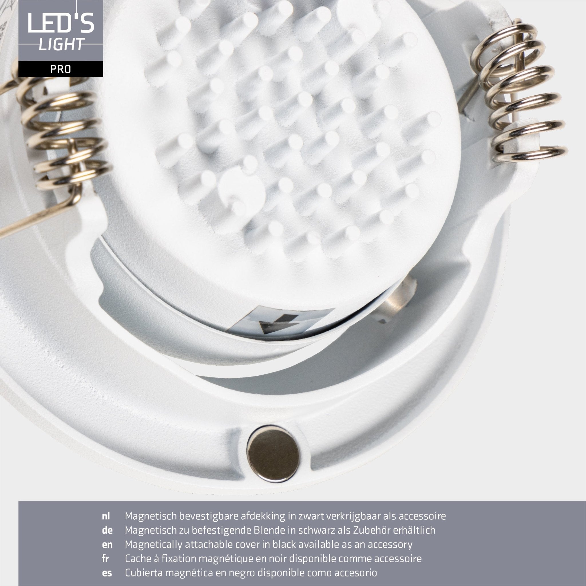 LED's Light PRO Inbouwspot 68 mm - Indoor & Outdoor - 3 lichtkleuren - Dimbaar licht - Wit Inbouwspots LED.nl