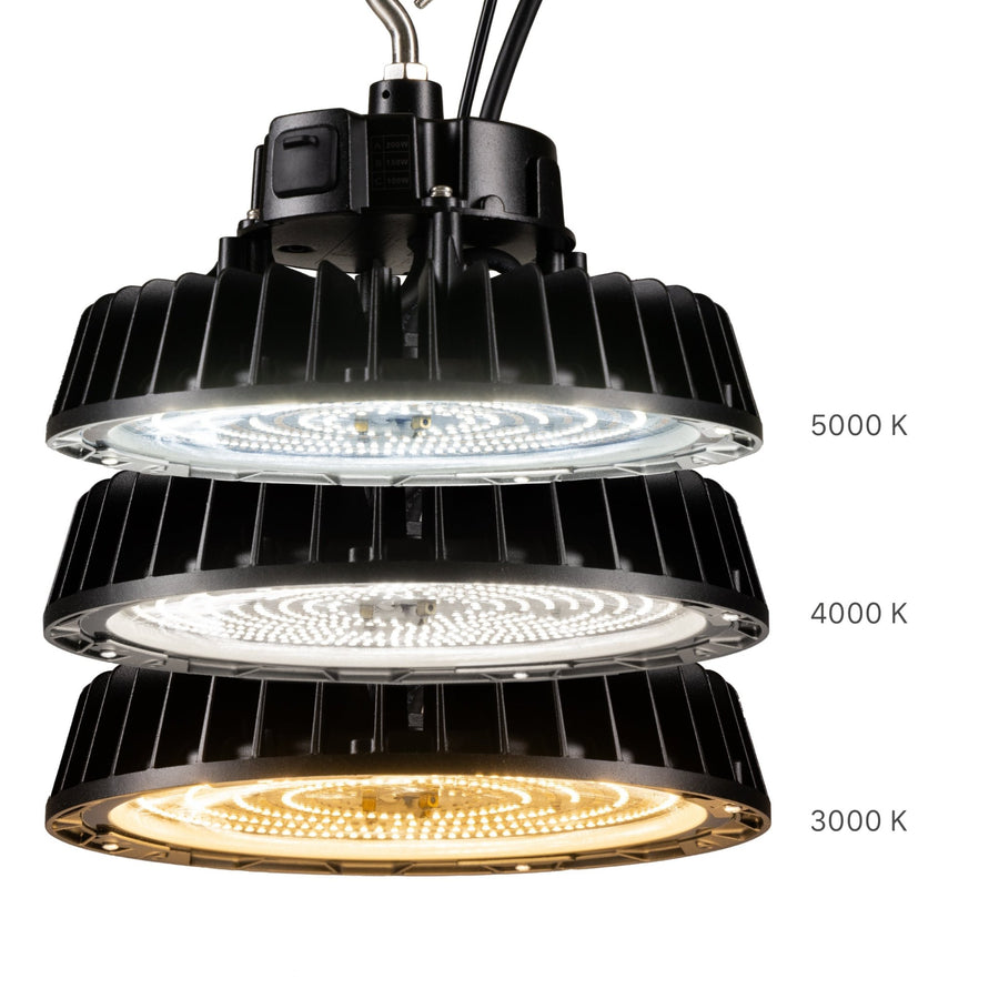 LED's Light pro 200W DLG High bay 30000lm 3000K/4000K/5000K - Lumileds LED - Sosen Driver D mark High bays LED.nl