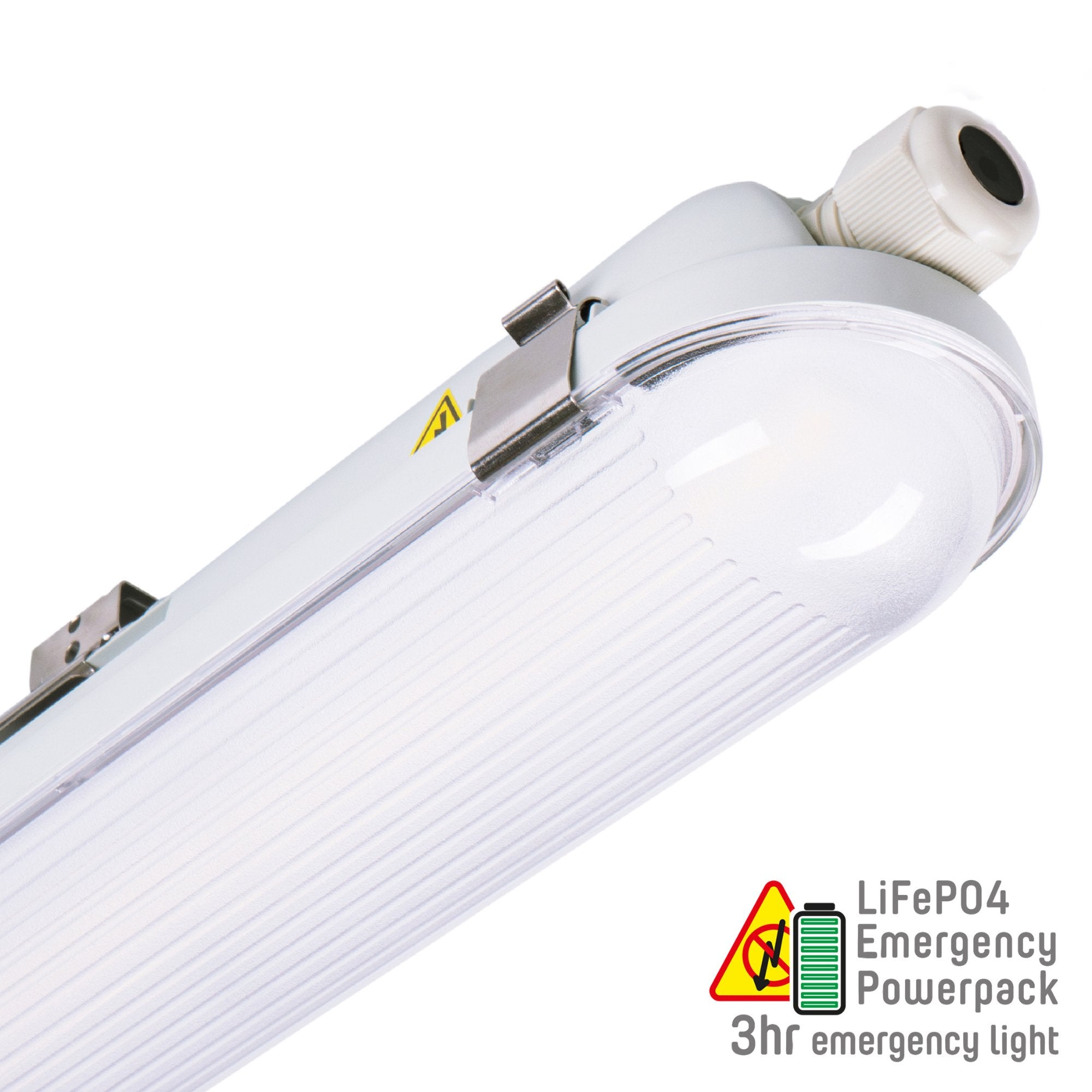 4 PACK - LED's Light PRO Philipps LED TL armatuur 150 cm - Met noodaccu - 185lm/w - Energielabel B - 47W 7200lm 4000K LED.nl