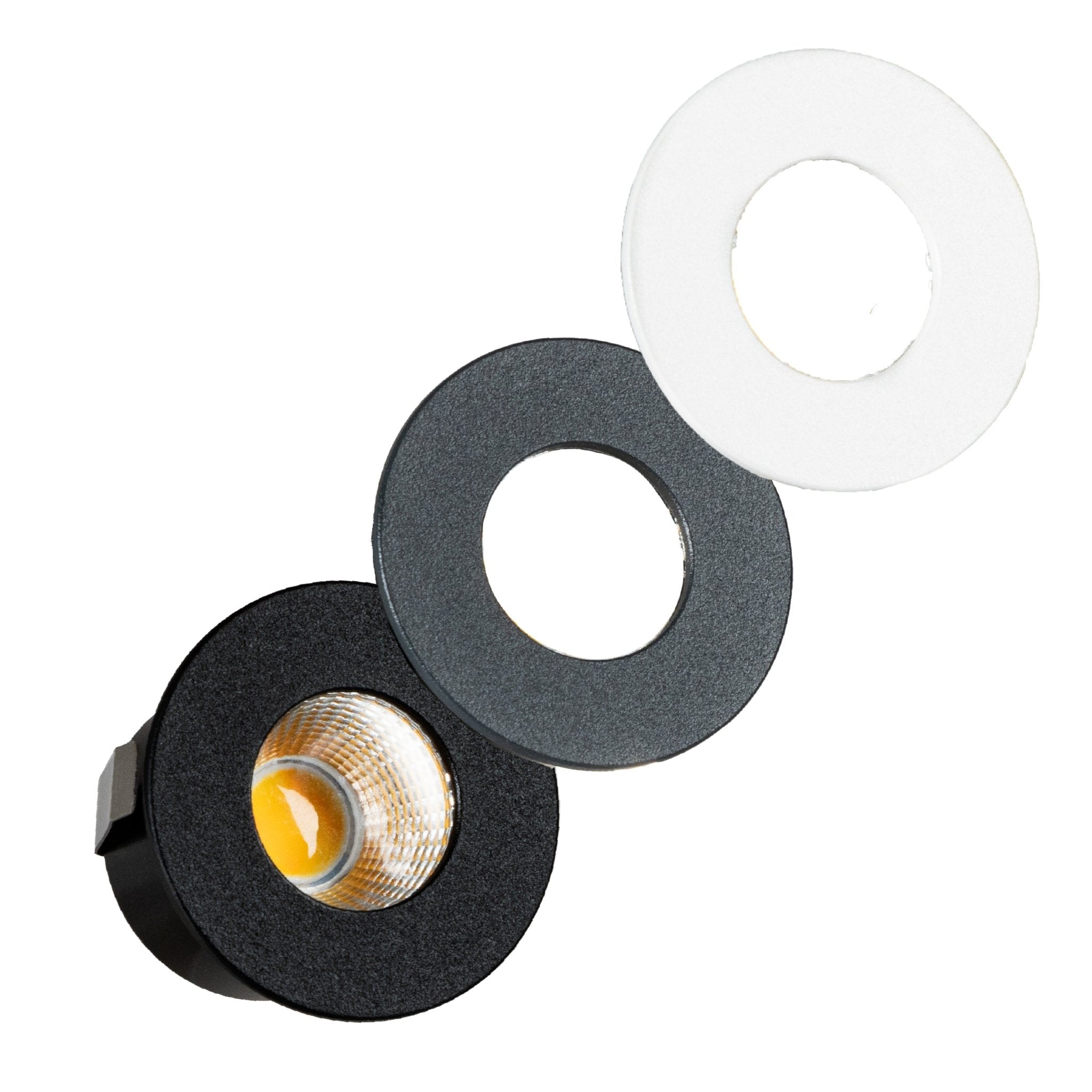 3 PACK - LED's Light PRO mini inbouwspot 3 cm - Voor overkapping, veranda's en inbouwplafonds - Dimbaar - 3 Kleuren plaatjes Inbouwspots LED.nl