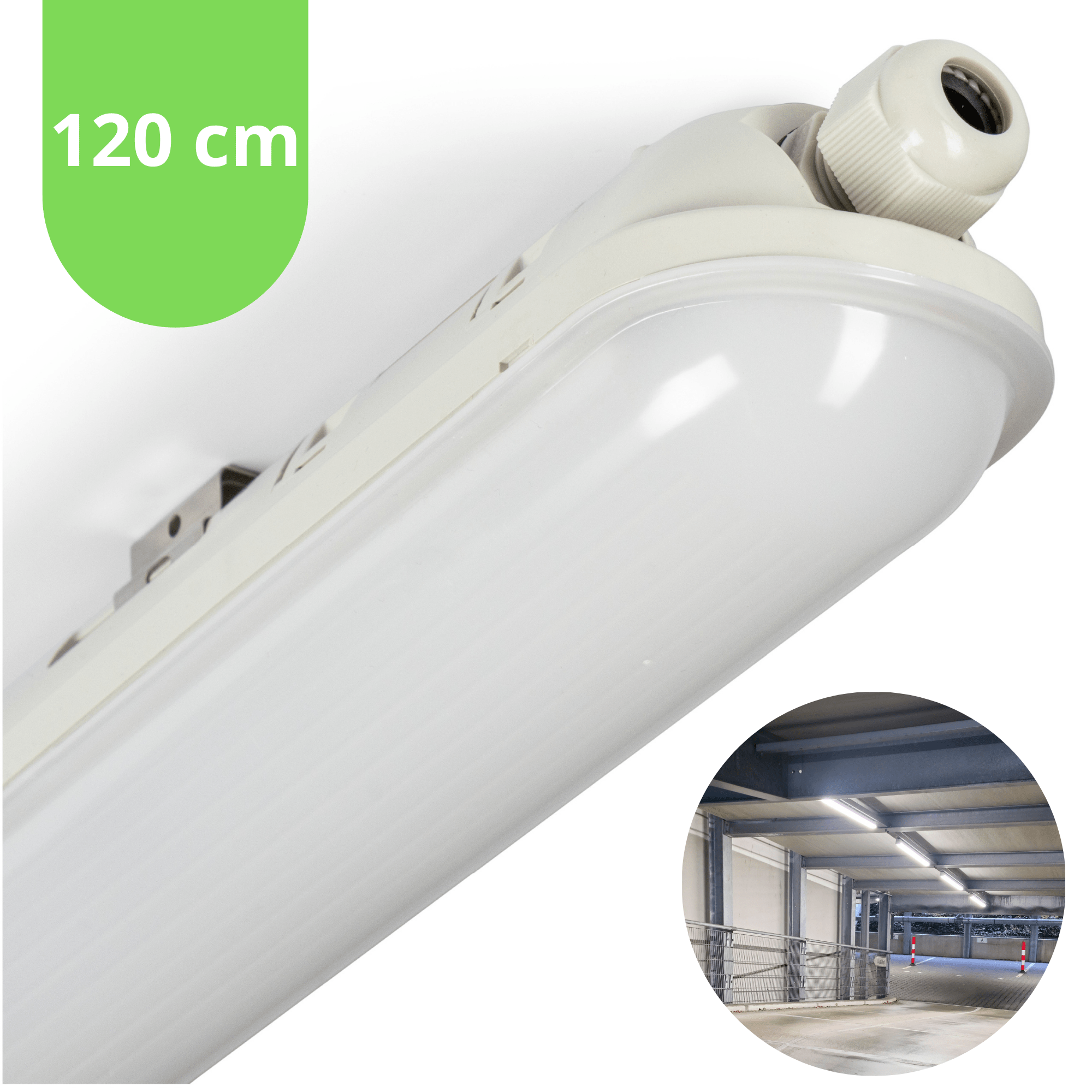 2 PACK - LED's Light Pro Koppelbaar LED TL armatuur compleet 120 cm - Waterdicht - 4640 lm 29W 4000K 160lm/w TL verlichting LED.nl