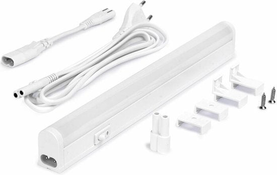 LED's Light Universele LED T5 balk 30 cm - voor kasten en keukens - Koppelbaar - 400 lm TL verlichting LED.nl