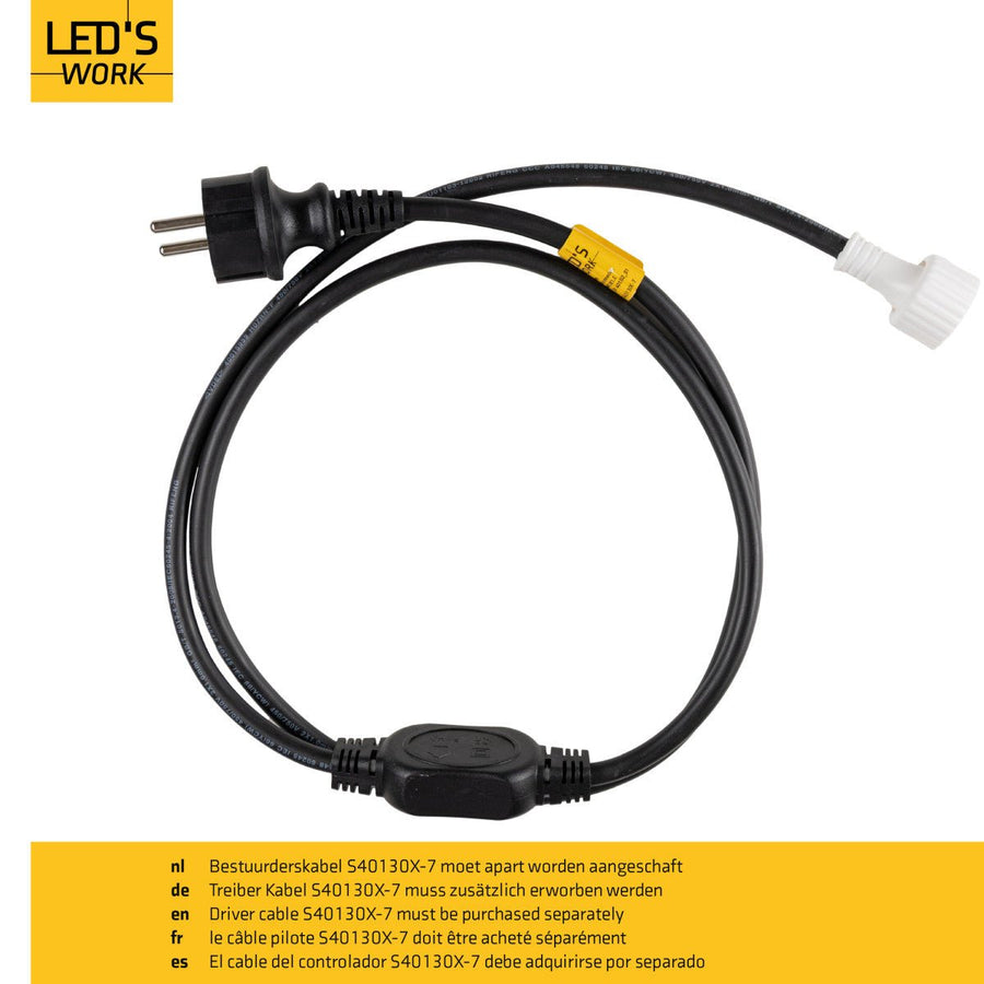 LED's Work LED Rope Lichtslang 50 meter bouwverlichting - Verlengbaar tot 75 meter - 40.000 lm Lichtbronnen Led.nl