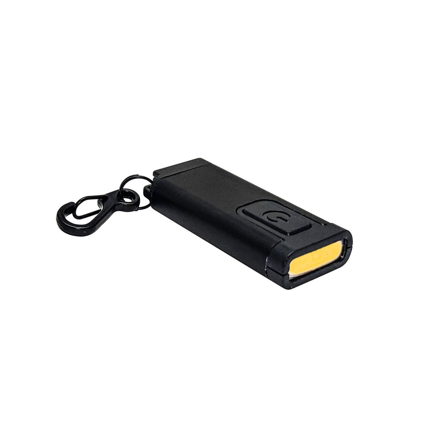 LED's Work mini zaklamp met sleutelhanger - Accu oplaadbaar met USB - SOS functie - Zwart Zaklampen LED.nl