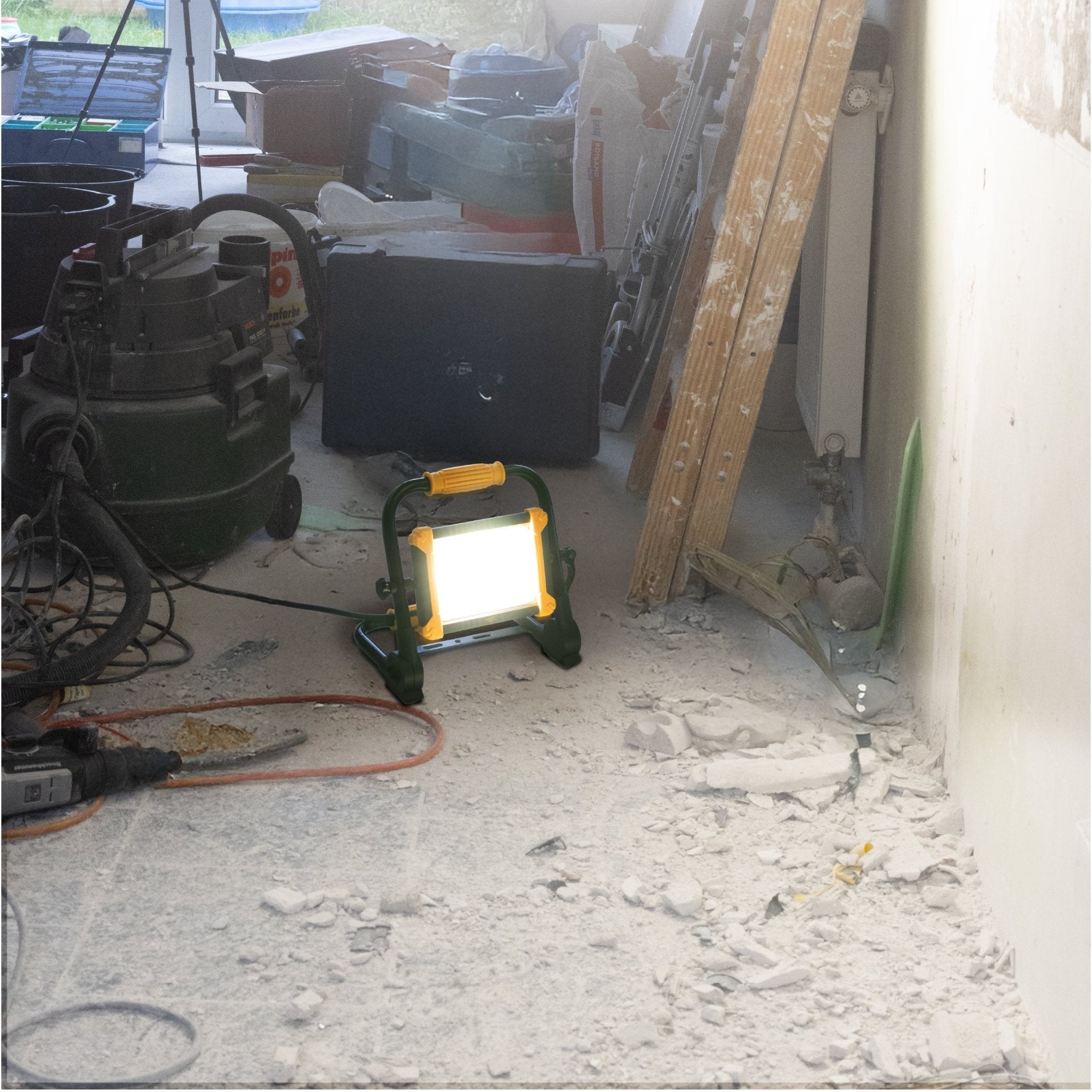 LED's Work Opvouwbare Bouwlamp 3900 - 30W LED - 3 meter kabel Bouwlampen LED.nl