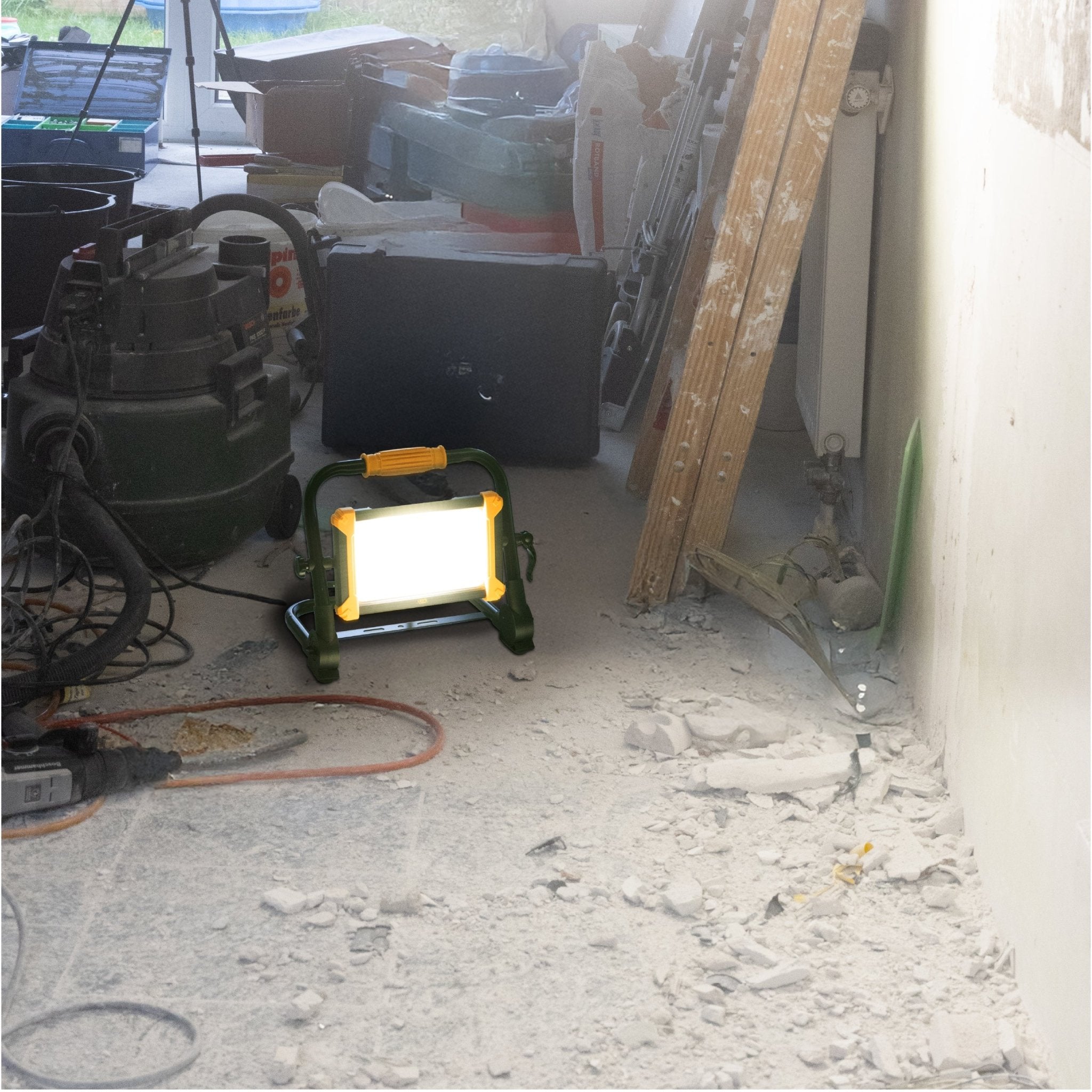 LED's Work Opvouwbare Bouwlamp 6400 - 50W - 5 meter kabel Bouwlampen LED.nl