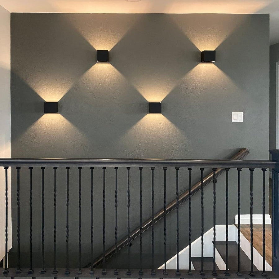 Lumo Recta Antraciet - Wandarmatuur zonder lichtbron - Excl 2xG9 - IP65 Wandlampen LED.nl