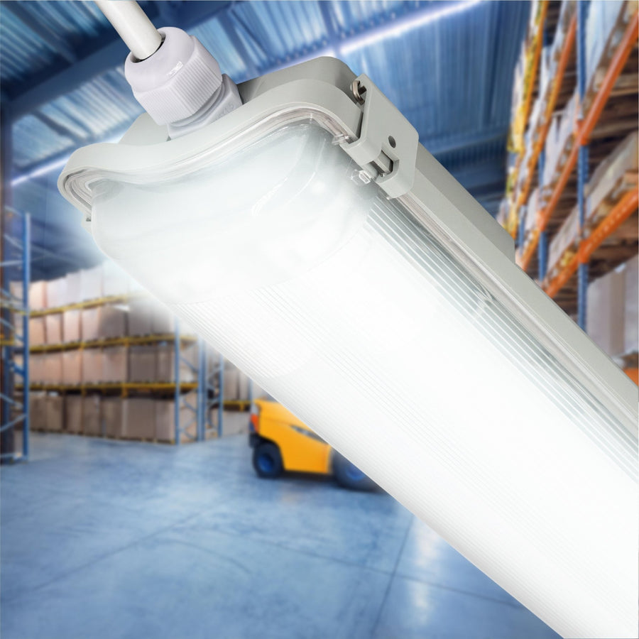 Proventa LED TL dubbel 8 armaturen met 16 buizen 150 cm - Koud wit licht 6500 K - Voordeelverapkking - 8 stuks TL verlichting LED.nl
