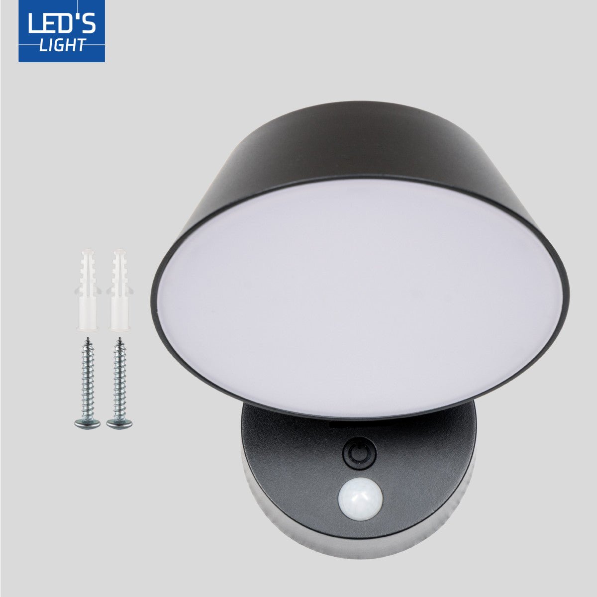 3 pack Solar Wandlamp Buitenlamp met Bewegingssensor - 350lm - 4000K - Zwart - IP54 - Sensor LED.nl