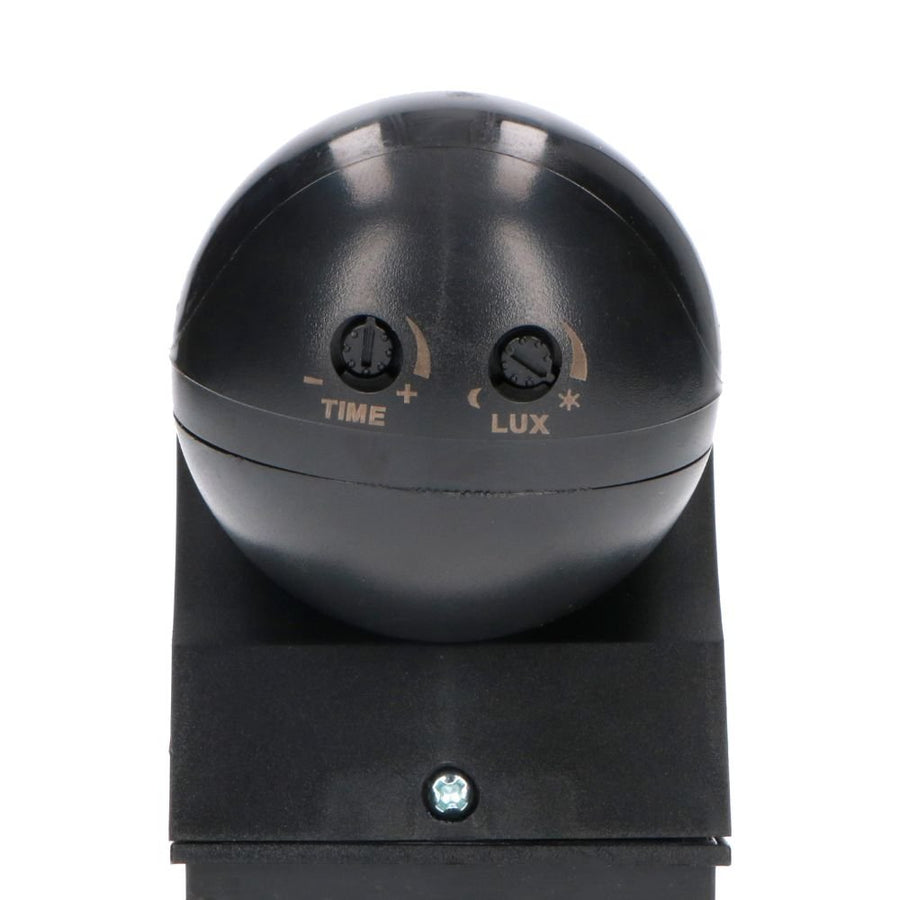 LED's Light 2-in-1 Bewegingsmelder met 12 meter bereik - Voor binnen & buiten - Wandmontage - Zwart Sensoren LED.nl
