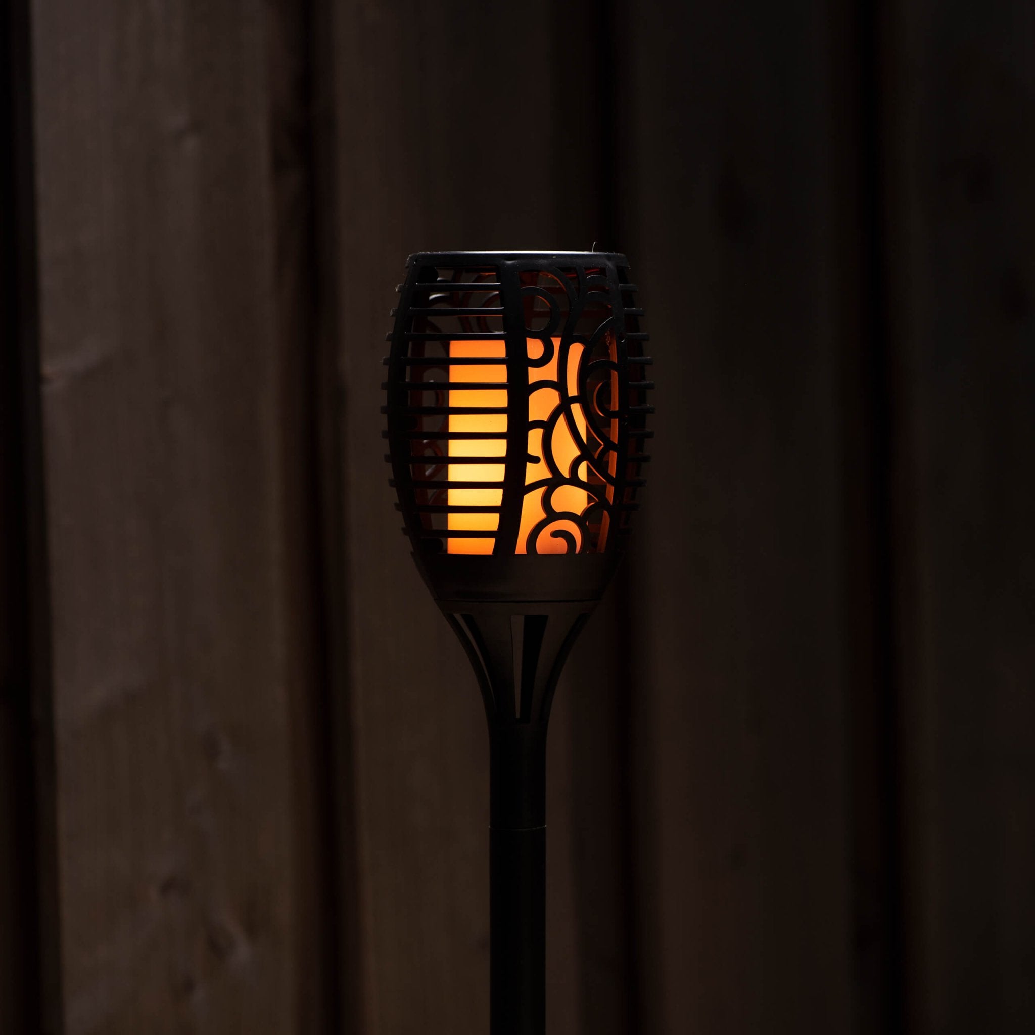 3in1 Solar Tuinlamp Fakkel met sensor - Priklamp, Wandlamp en tafellamp in 1 - 41 cm Buitenlampen LED.nl