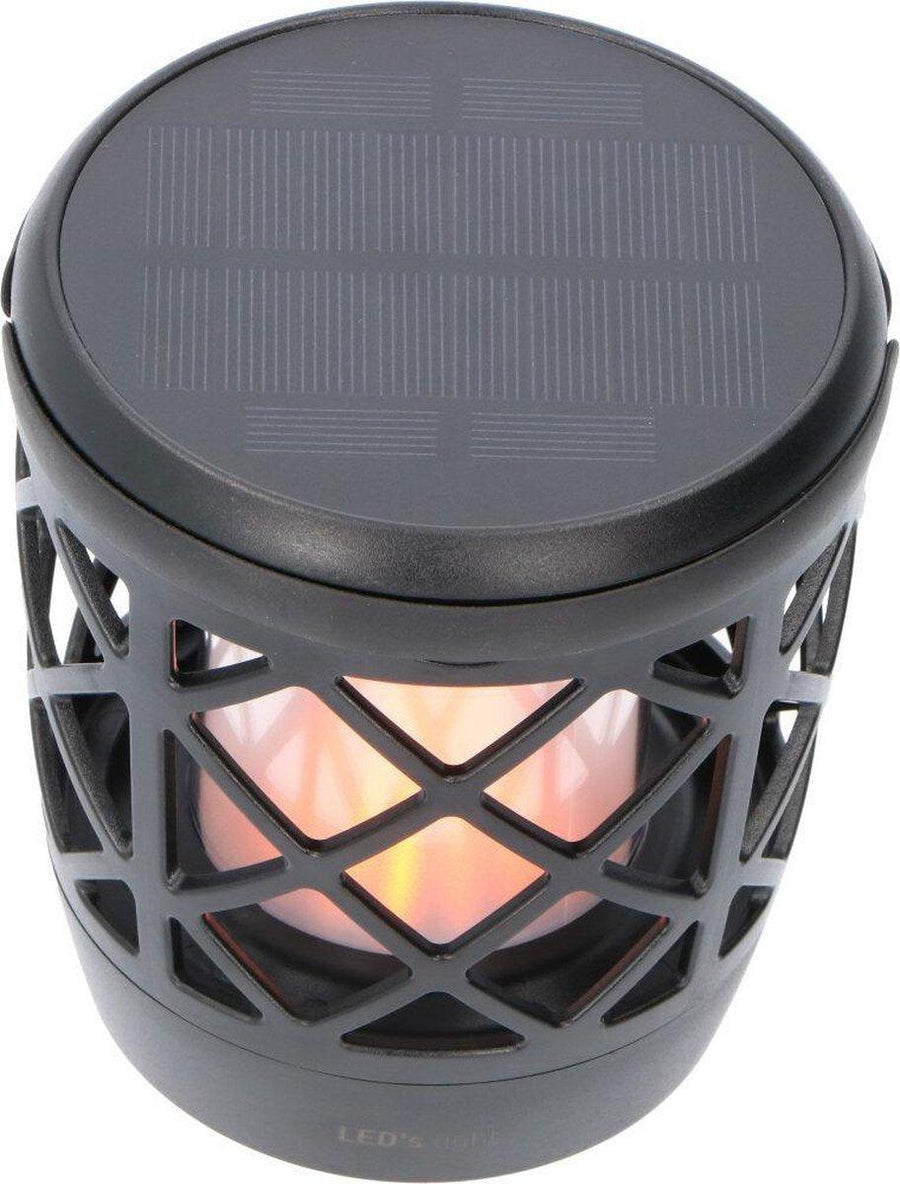 3in1 Solar Tuinlamp Fakkel met sensor - Priklamp, Wandlamp en tafellamp in 1 - 70 cm Buitenlampen LED.nl