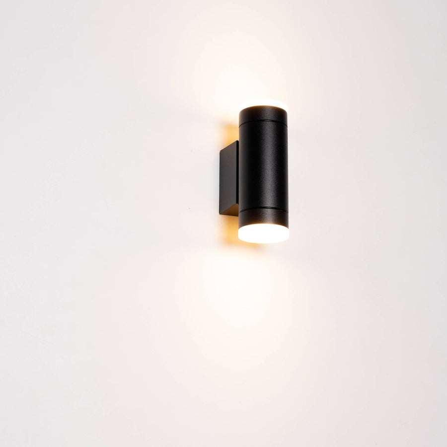 2 pack LED's Light AllWeather dubbele buitenlamp - Schijnt naar boven & beneden - IP44 - Antraciet Buitenlampen LED.nl