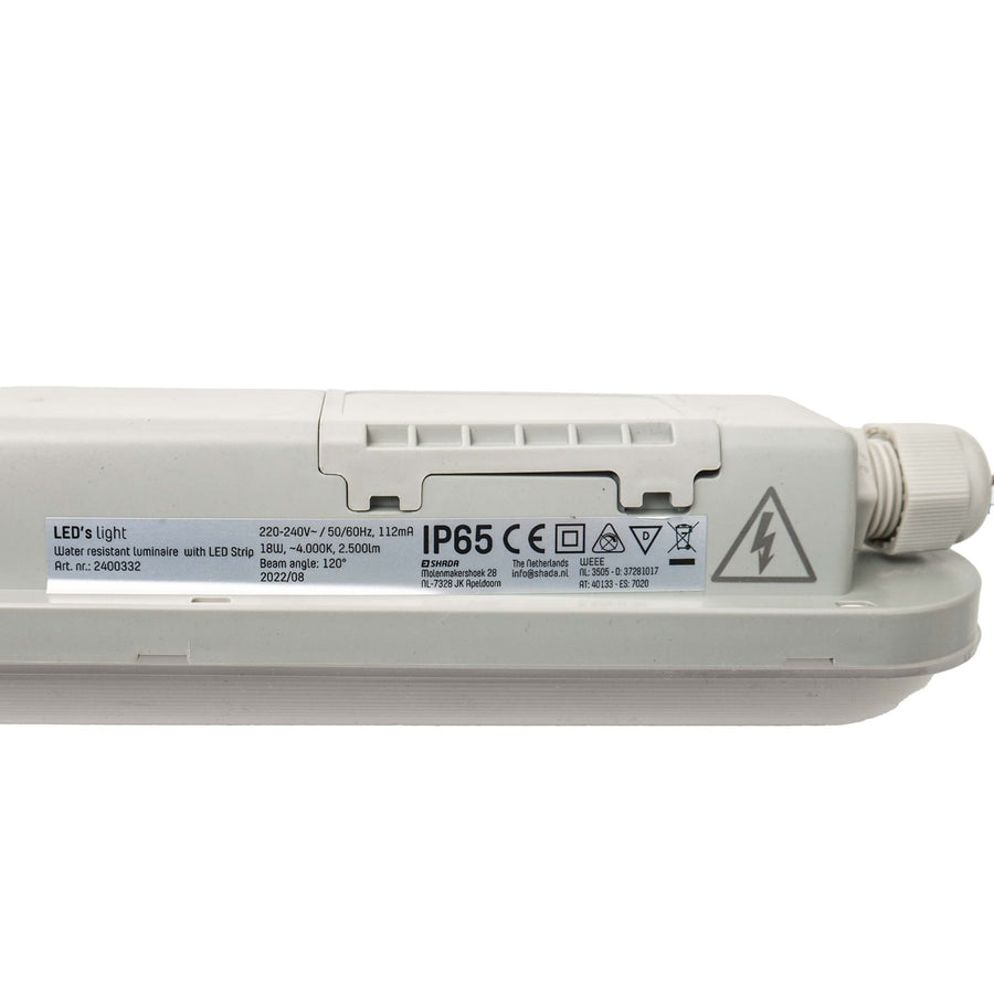 LED's Light Universele LED TL verlichting compleet 120 cm - voor binnen en buiten - 2500 lm TL verlichting LED.nl
