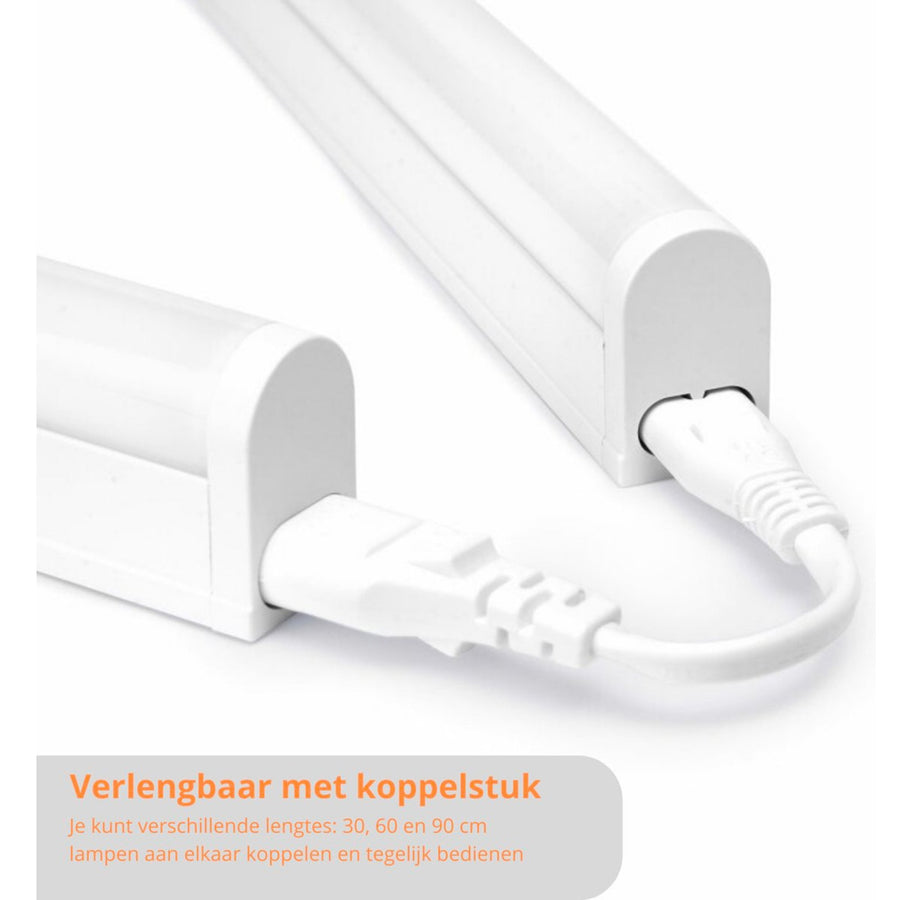 Complete LED Kastverlichting 30 cm - Met koppelstuk en voeding - 3000K LED.nl