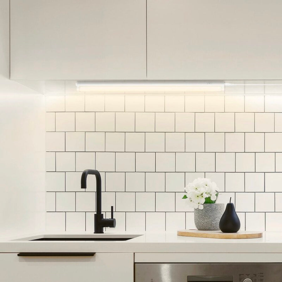 Complete LED Kastverlichting 90 cm - Met koppelstuk en voeding - 3000K LED.nl